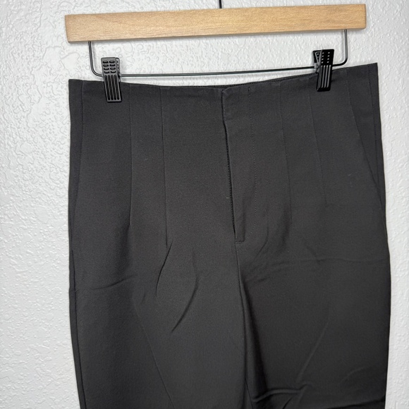 Zara Black Pants with pleating size 6 -cp - Picture 2 of 6